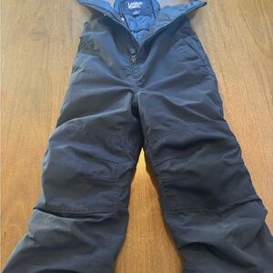 Lands' End Black Insulated Bib Pants